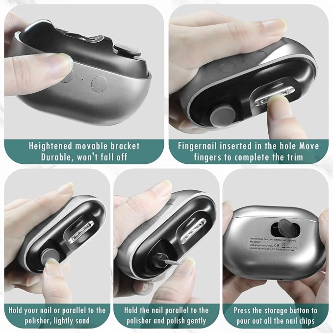 Multi-Functional Electric Nail Clipper